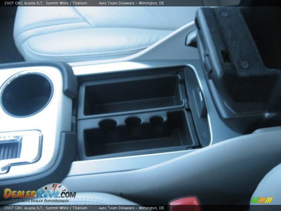 2007 GMC Acadia SLT Summit White / Titanium Photo #36