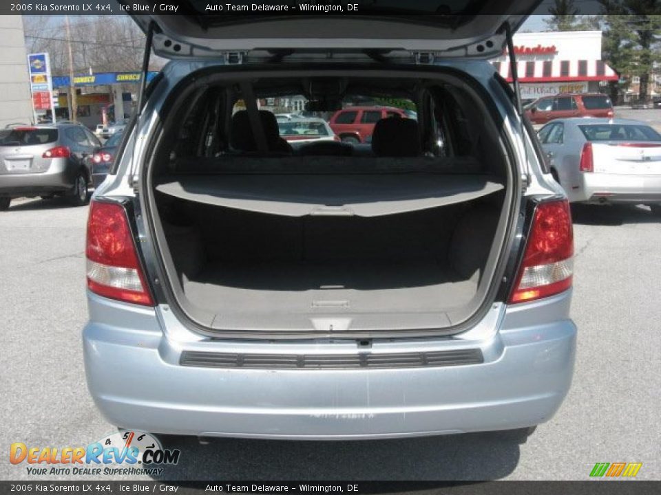 2006 Kia Sorento LX 4x4 Ice Blue / Gray Photo #8