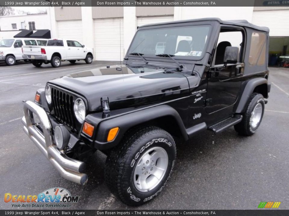 Black 1999 Jeep Wrangler Sport 4x4 Photo #2