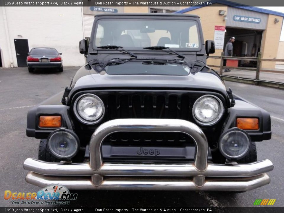 1999 Jeep Wrangler Sport 4x4 Black / Agate Photo #3