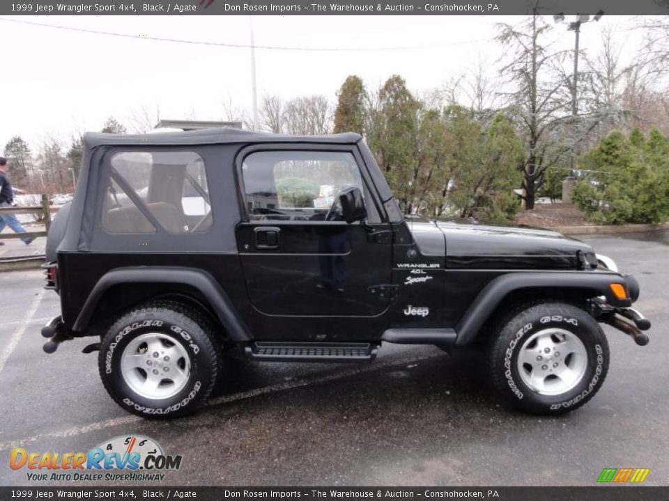 Black 1999 Jeep Wrangler Sport 4x4 Photo #7