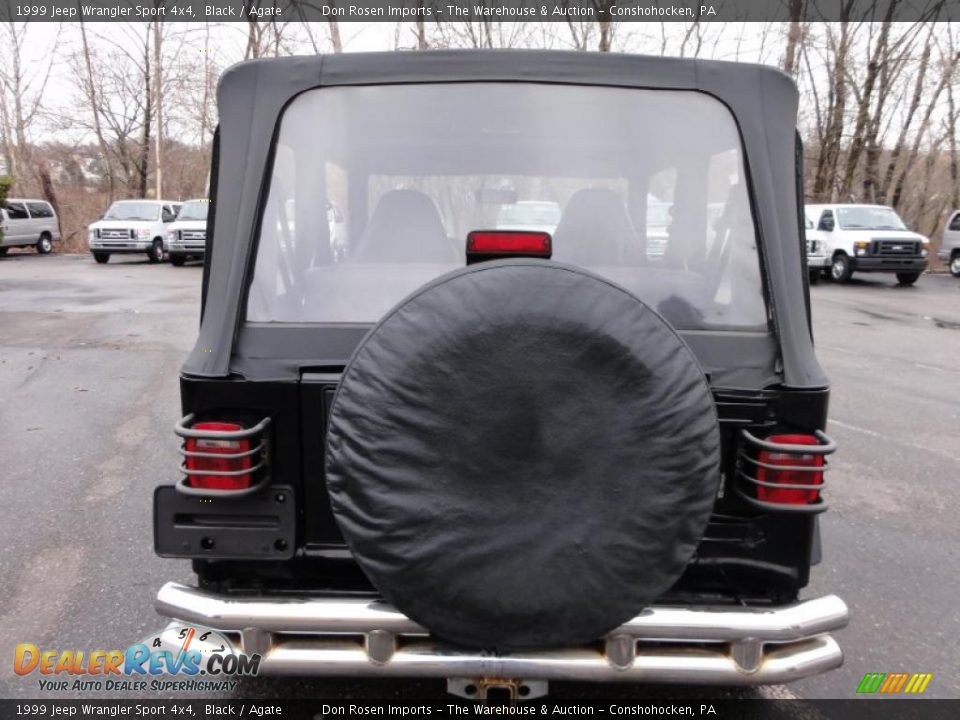 1999 Jeep Wrangler Sport 4x4 Black / Agate Photo #9