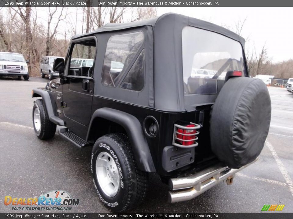 1999 Jeep Wrangler Sport 4x4 Black / Agate Photo #10