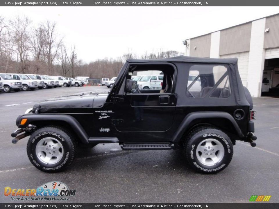 1999 Jeep Wrangler Sport 4x4 Black / Agate Photo #11
