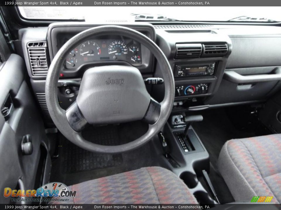 Dashboard of 1999 Jeep Wrangler Sport 4x4 Photo #23