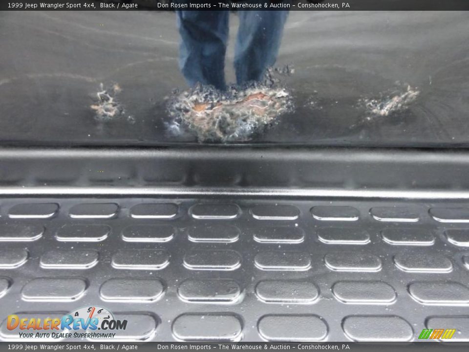 1999 Jeep Wrangler Sport 4x4 Black / Agate Photo #26