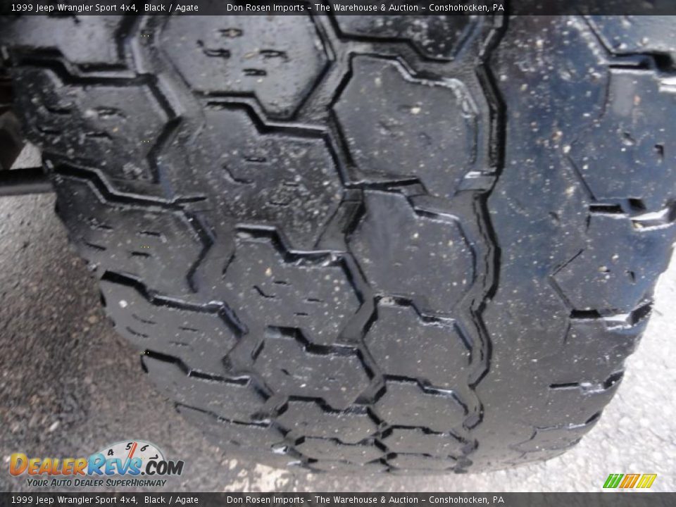 1999 Jeep Wrangler Sport 4x4 Black / Agate Photo #34