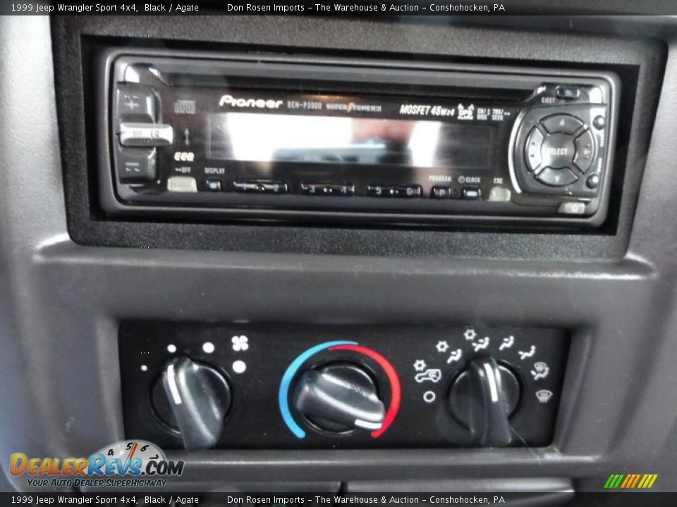 1999 Jeep Wrangler Sport 4x4 Black / Agate Photo #36