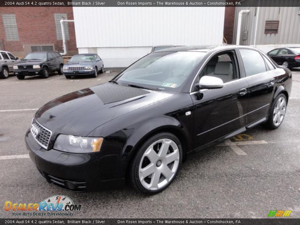 Brilliant Black 2004 Audi S4 4.2 quattro Sedan Photo #2