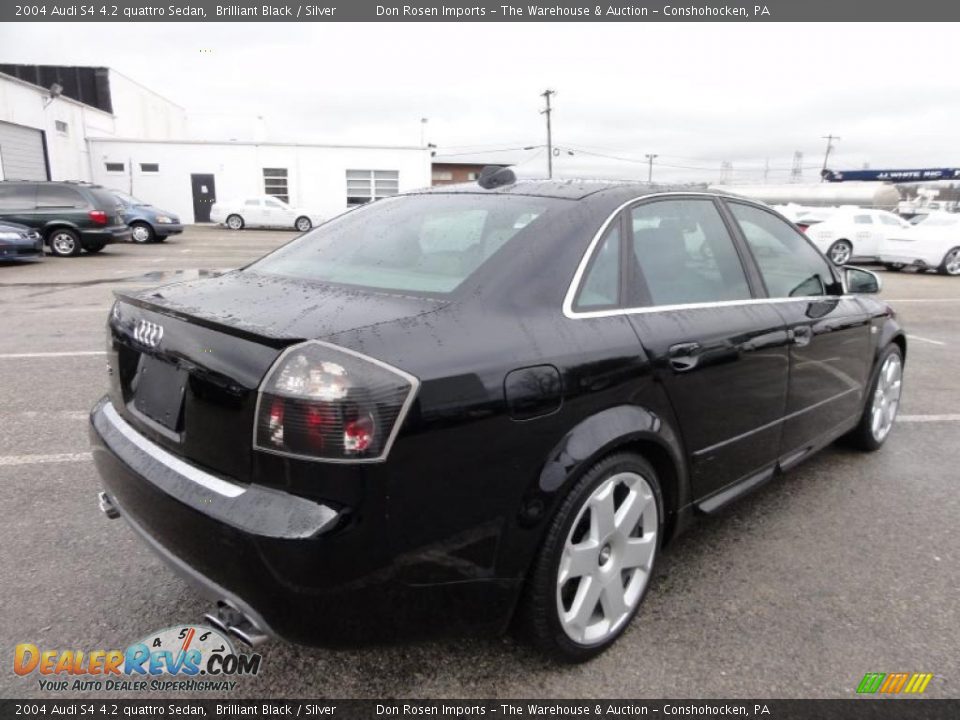 Brilliant Black 2004 Audi S4 4.2 quattro Sedan Photo #8
