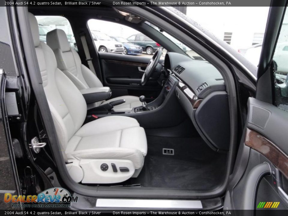 Silver Interior - 2004 Audi S4 4.2 quattro Sedan Photo #20