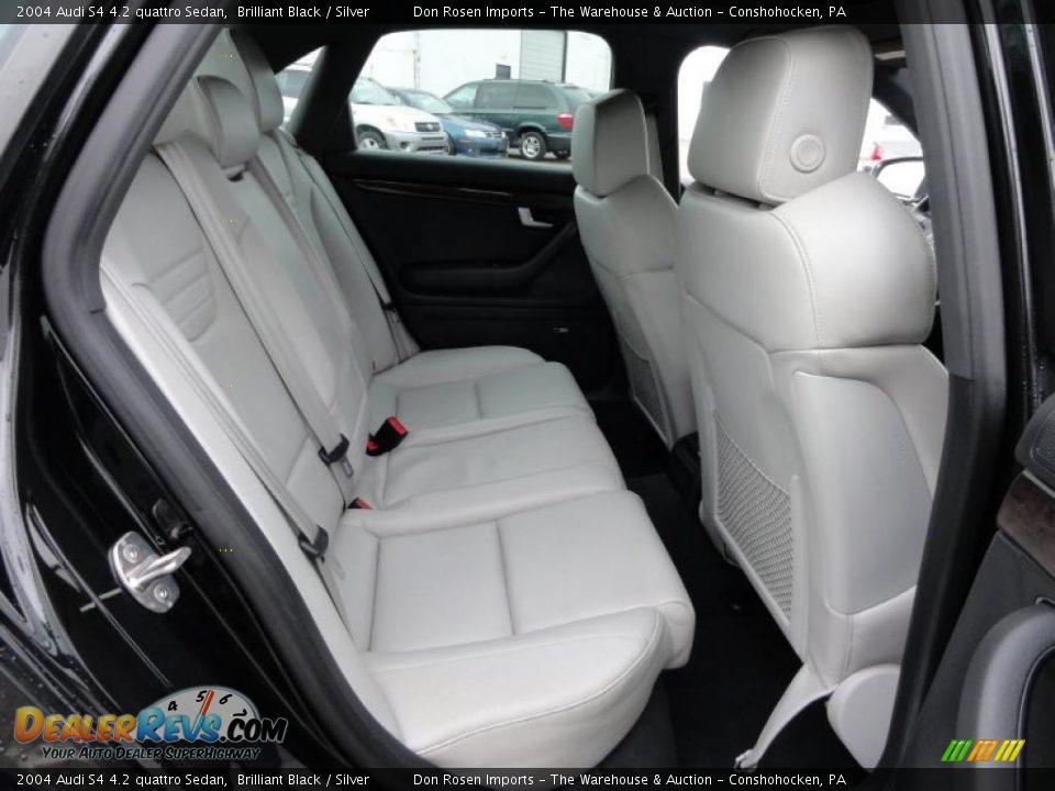 Silver Interior - 2004 Audi S4 4.2 quattro Sedan Photo #24