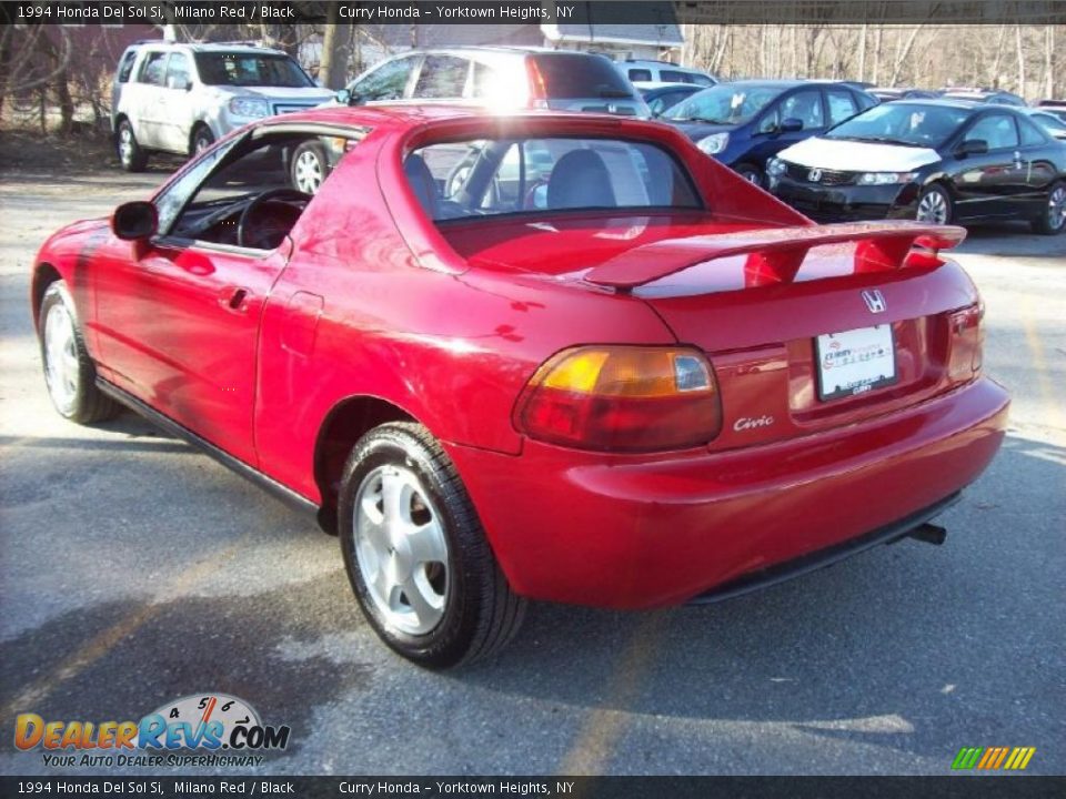 Milano Red 1994 Honda Del Sol Si Photo #2