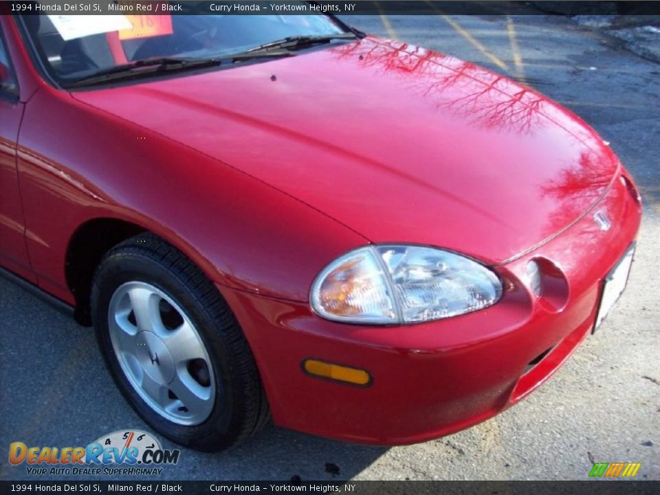 1994 Honda Del Sol Si Milano Red / Black Photo #17