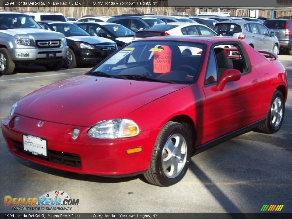 Milano Red 1994 Honda Del Sol Si Photo #22