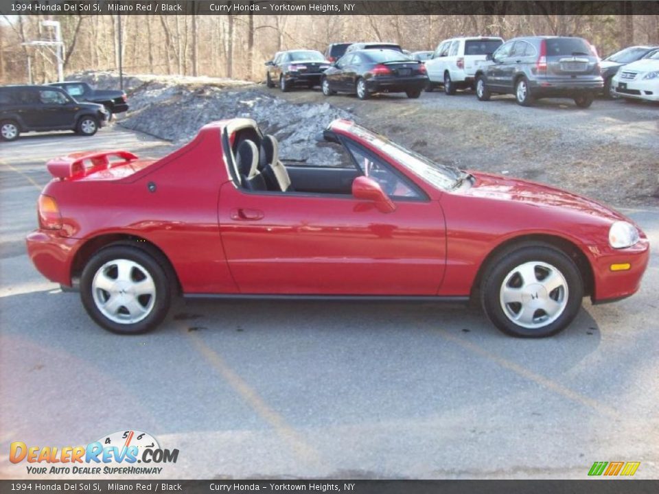 Milano Red 1994 Honda Del Sol Si Photo #24