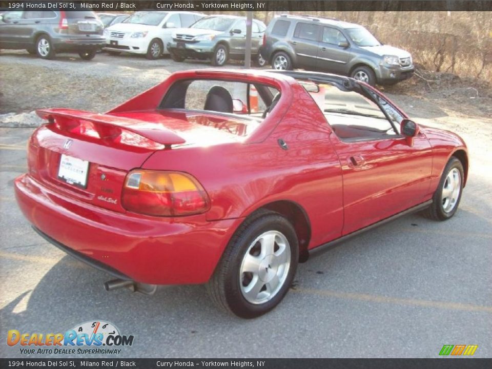 Milano Red 1994 Honda Del Sol Si Photo #25