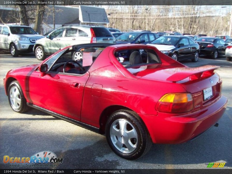 1994 Honda Del Sol Si Milano Red / Black Photo #27