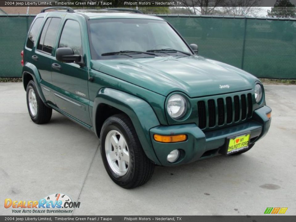 2004 Jeep Liberty Limited Timberline Green Pearl / Taupe Photo #1