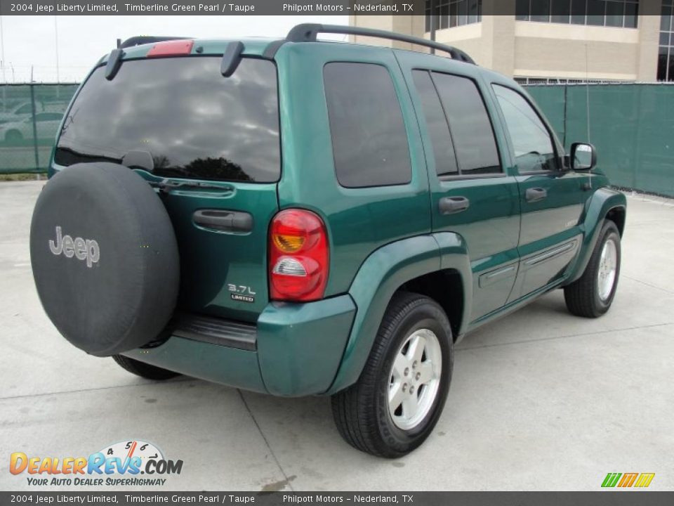 2004 Jeep Liberty Limited Timberline Green Pearl / Taupe Photo #3