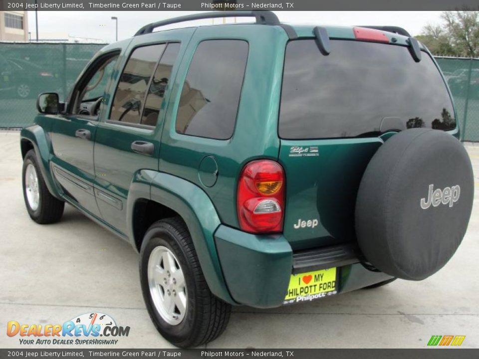 2004 Jeep Liberty Limited Timberline Green Pearl / Taupe Photo #5