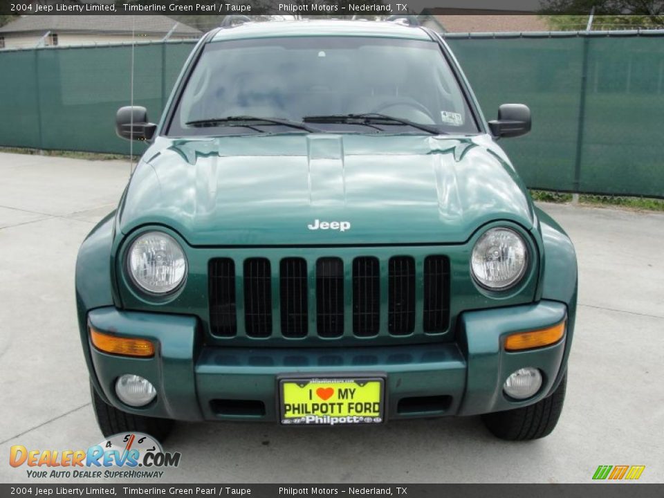 2004 Jeep Liberty Limited Timberline Green Pearl / Taupe Photo #8