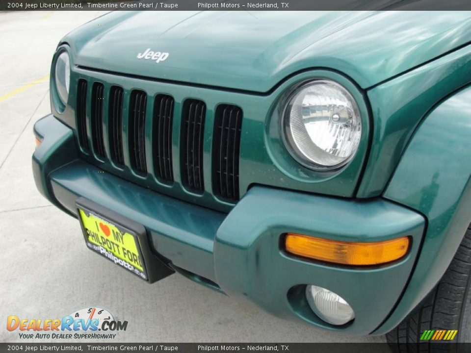 2004 Jeep Liberty Limited Timberline Green Pearl / Taupe Photo #12