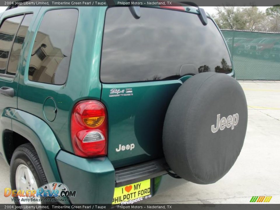 2004 Jeep Liberty Limited Timberline Green Pearl / Taupe Photo #20