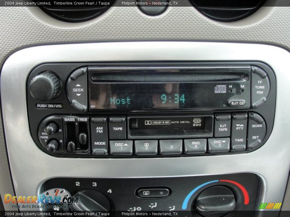 Controls of 2004 Jeep Liberty Limited Photo #36