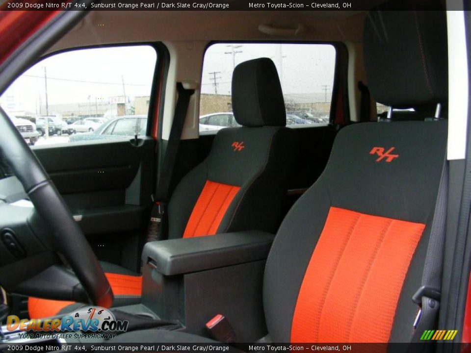 Dark Slate Gray/Orange Interior - 2009 Dodge Nitro R/T 4x4 Photo #9