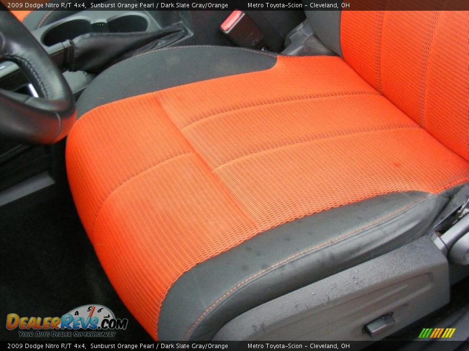 Dark Slate Gray/Orange Interior - 2009 Dodge Nitro R/T 4x4 Photo #10