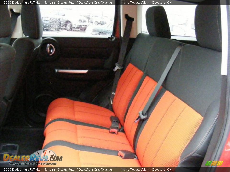 Dark Slate Gray/Orange Interior - 2009 Dodge Nitro R/T 4x4 Photo #11