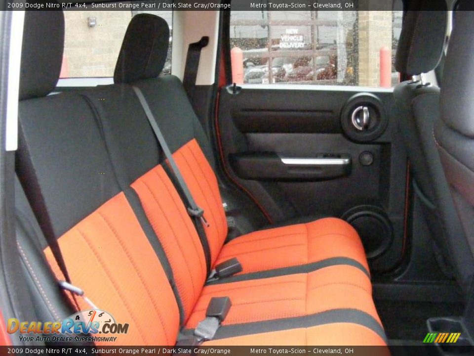 Dark Slate Gray/Orange Interior - 2009 Dodge Nitro R/T 4x4 Photo #12