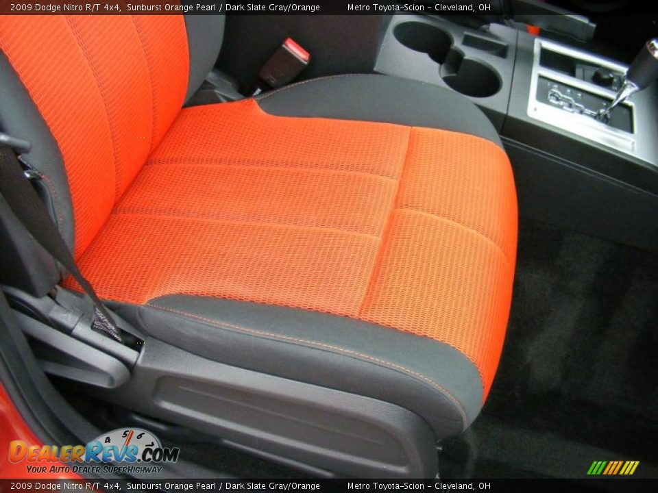 Dark Slate Gray/Orange Interior - 2009 Dodge Nitro R/T 4x4 Photo #14