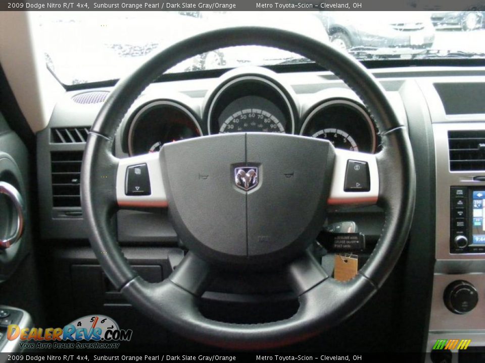 2009 Dodge Nitro R/T 4x4 Steering Wheel Photo #16