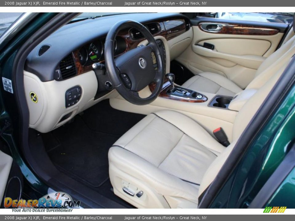 Barley/Charcoal Interior - 2008 Jaguar XJ XJR Photo #14