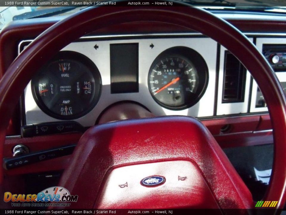 1988 Ford Ranger Custom SuperCab Steering Wheel Photo #12