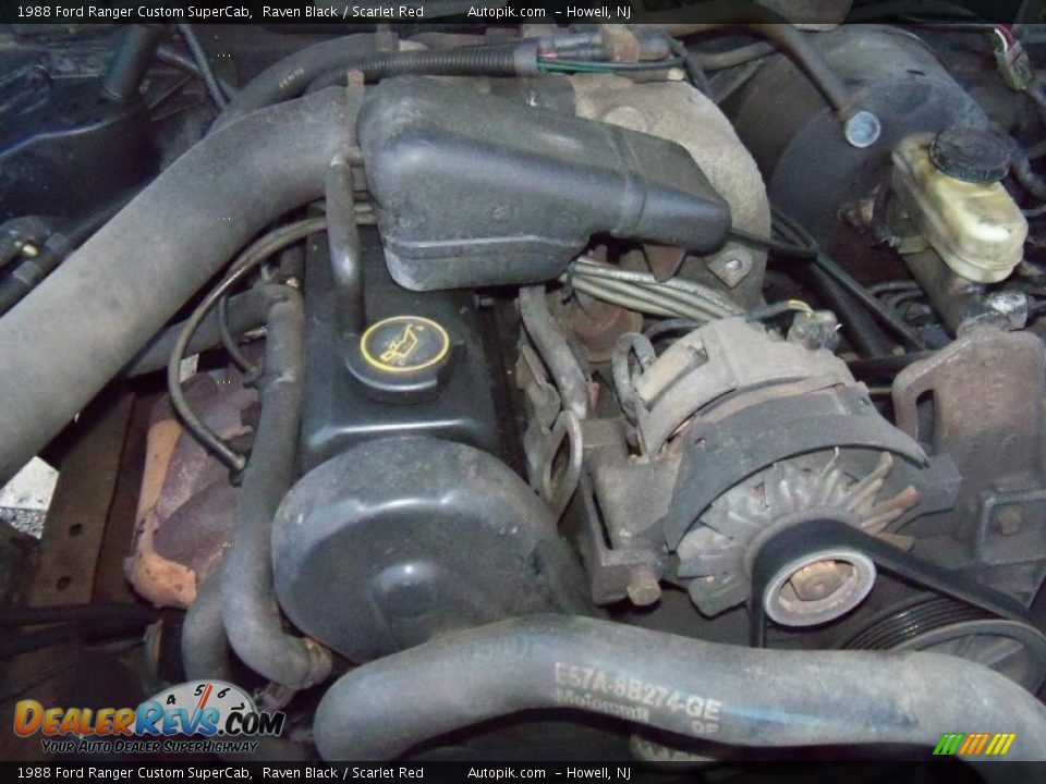 1988 Ford Ranger Custom SuperCab 2.3 Liter SOHC 8-Valve 4 Cylinder Engine Photo #18