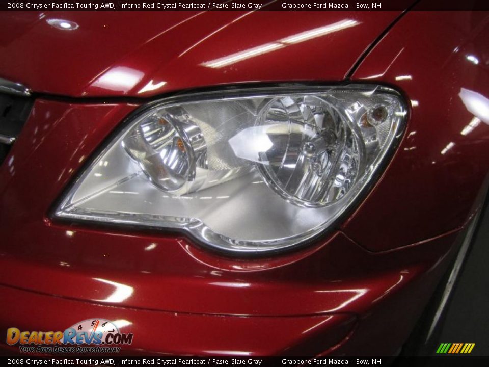 2008 Chrysler Pacifica Touring AWD Inferno Red Crystal Pearlcoat / Pastel Slate Gray Photo #4
