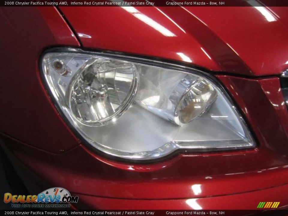 2008 Chrysler Pacifica Touring AWD Inferno Red Crystal Pearlcoat / Pastel Slate Gray Photo #6
