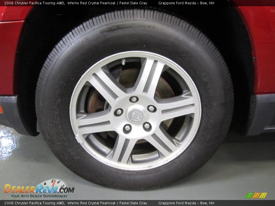 2008 Chrysler Pacifica Touring AWD Inferno Red Crystal Pearlcoat / Pastel Slate Gray Photo #8