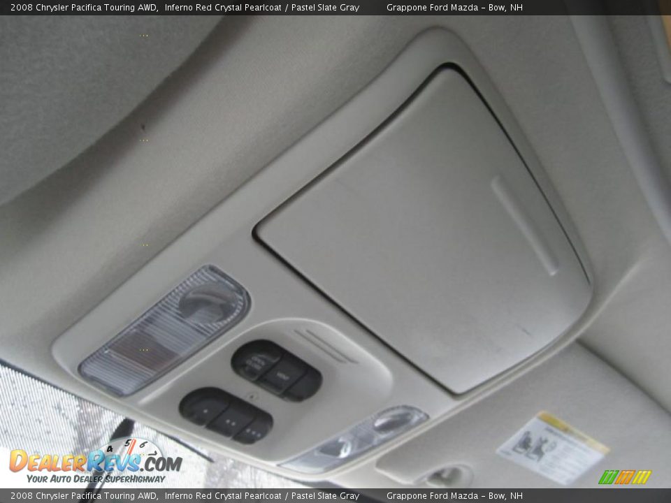2008 Chrysler Pacifica Touring AWD Inferno Red Crystal Pearlcoat / Pastel Slate Gray Photo #33