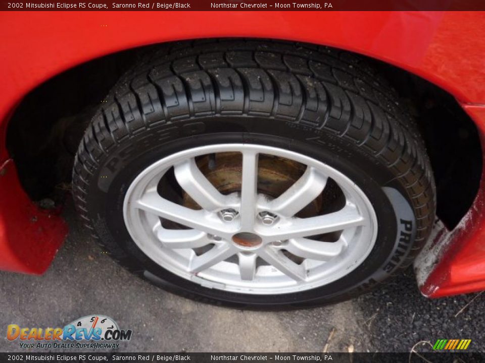 2002 Mitsubishi Eclipse RS Coupe Saronno Red / Beige/Black Photo #6