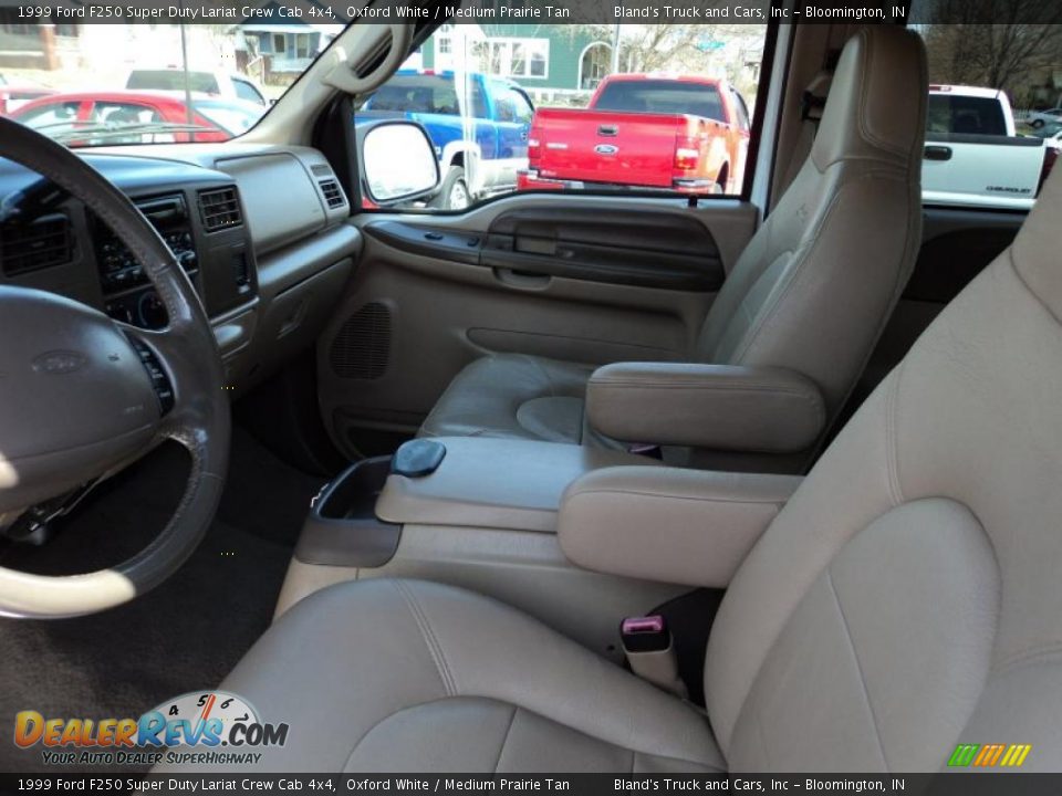 Medium Prairie Tan Interior - 1999 Ford F250 Super Duty Lariat Crew Cab 4x4 Photo #4
