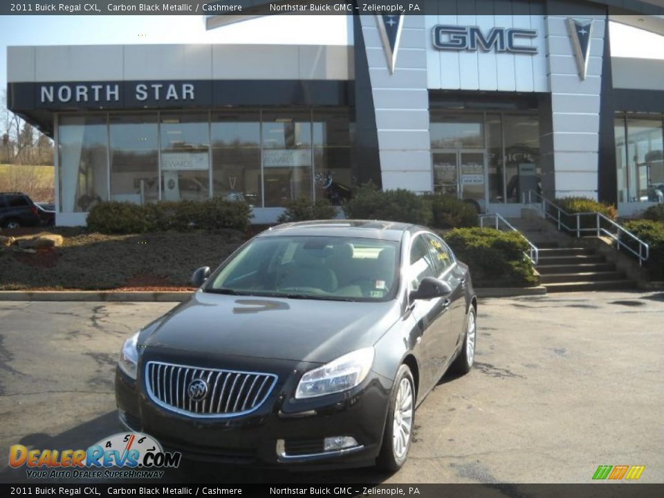 2011 Buick Regal CXL Carbon Black Metallic / Cashmere Photo #1