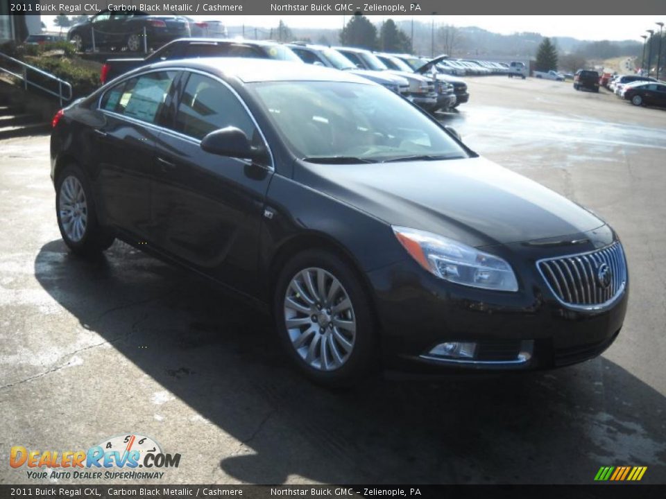 2011 Buick Regal CXL Carbon Black Metallic / Cashmere Photo #2