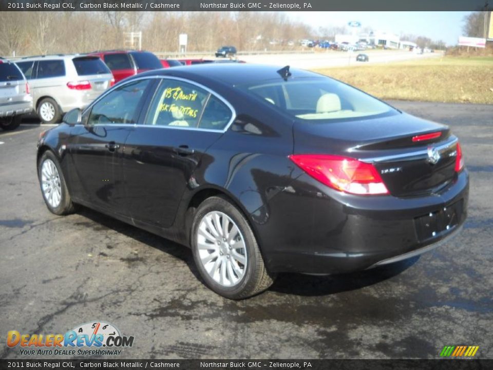 2011 Buick Regal CXL Carbon Black Metallic / Cashmere Photo #5