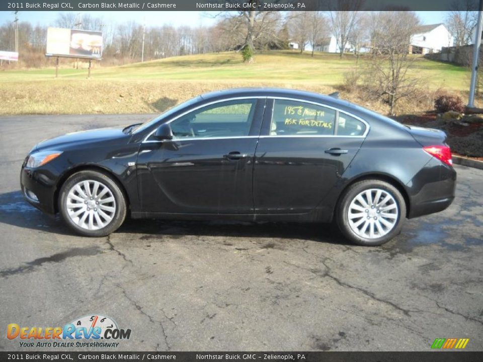 2011 Buick Regal CXL Carbon Black Metallic / Cashmere Photo #6