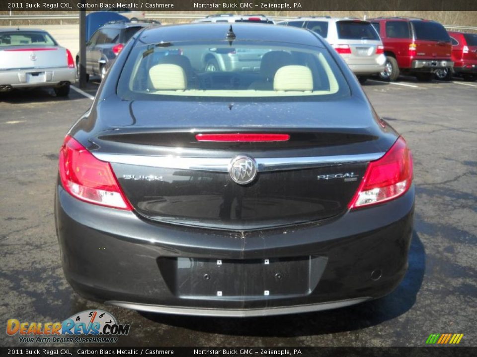 2011 Buick Regal CXL Carbon Black Metallic / Cashmere Photo #11