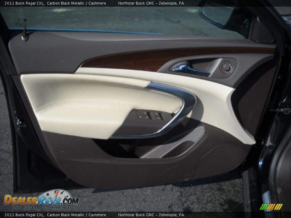 2011 Buick Regal CXL Carbon Black Metallic / Cashmere Photo #12